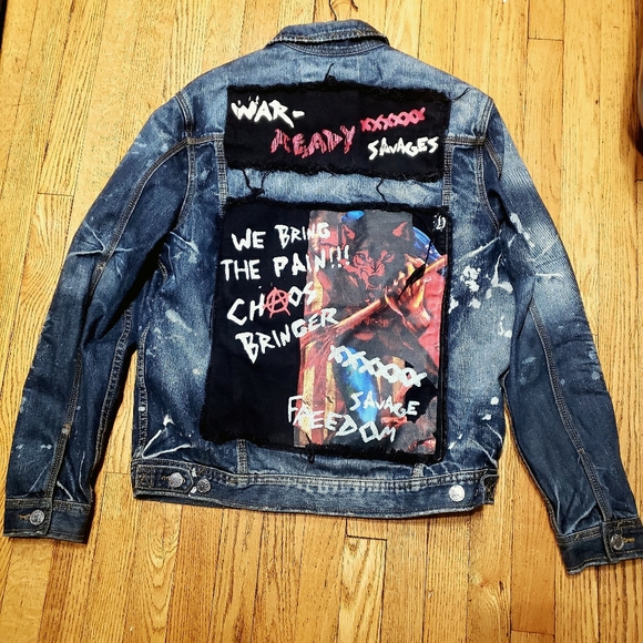 the HERITAGE AMERICA Other - Heritage America Denim Distillery Graffiti Jacket